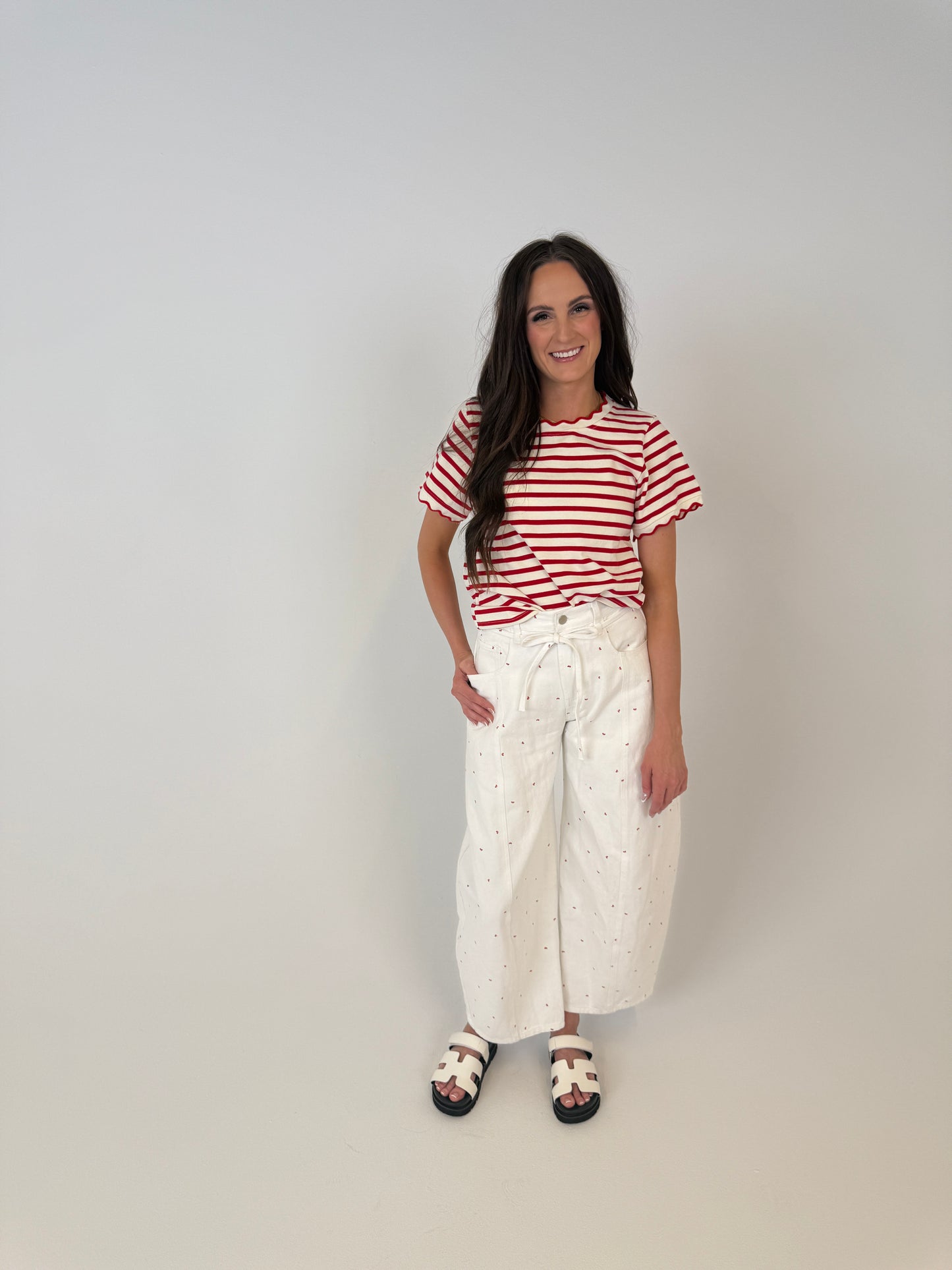 Harper Striped Tee