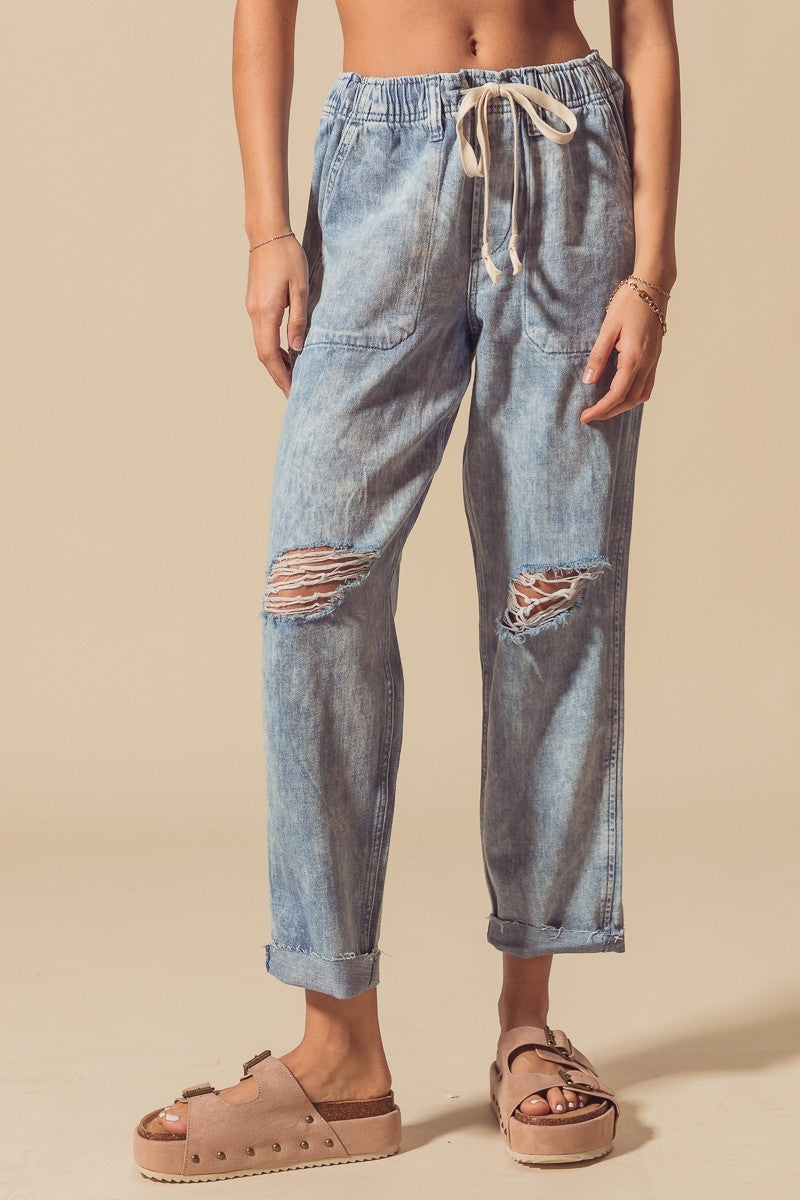 Luna Distressed Joggers