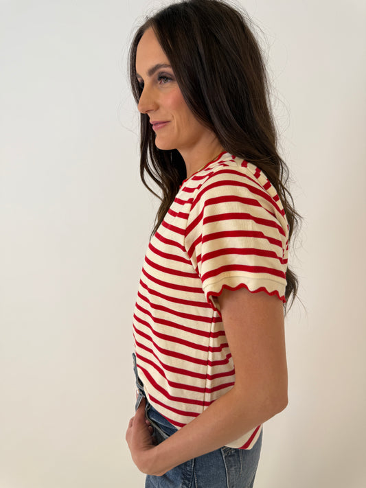 Harper Striped Tee