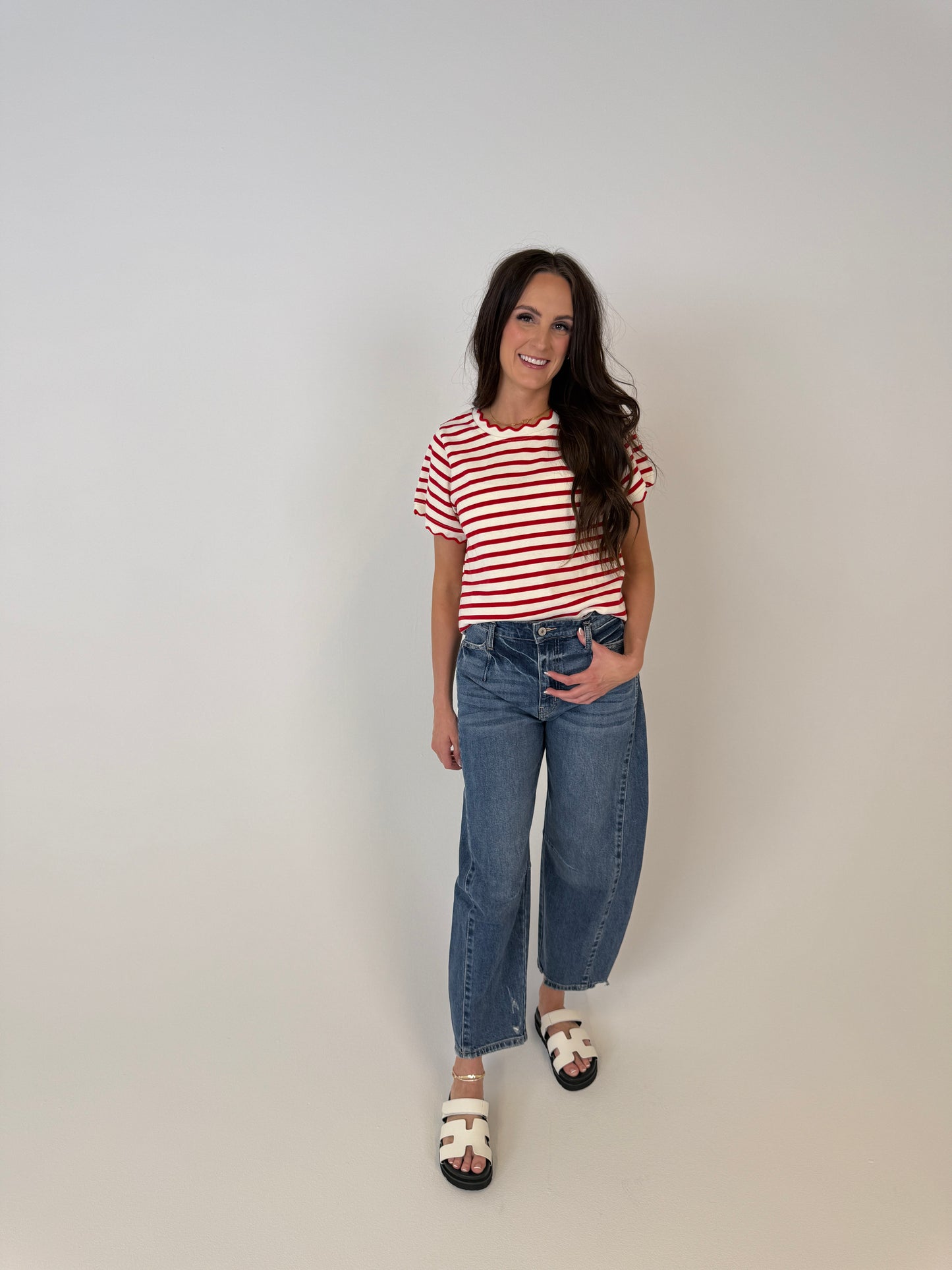 Harper Striped Tee