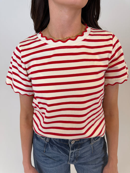 Harper Striped Tee